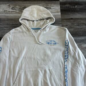Adidas Snoop X Gonz Skateboarding White Blue Mens L‎ Skater Hoodie Streetwear